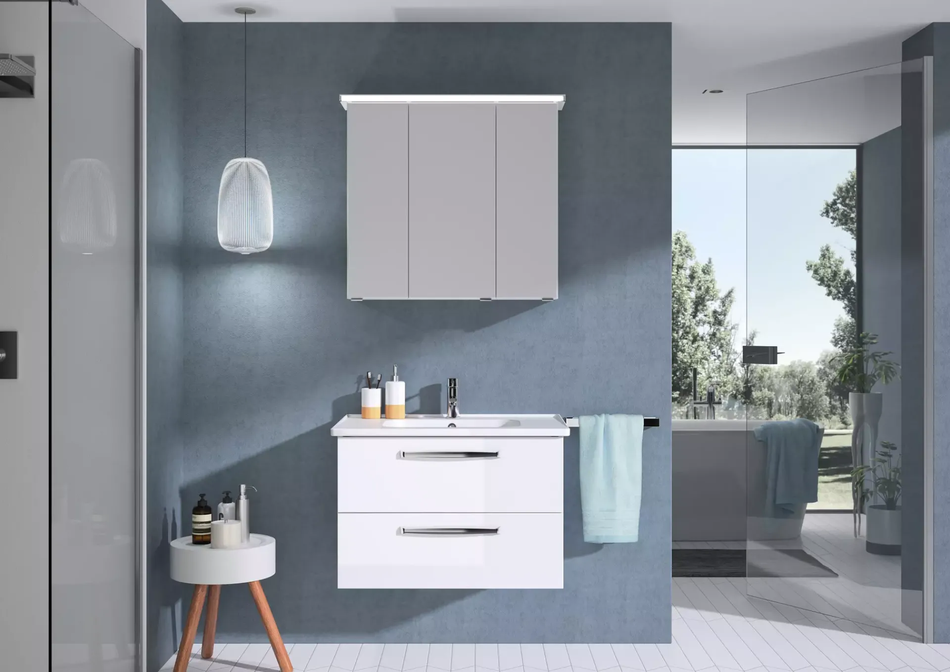 Badezimmer-Sets | Aquarell Badkombination