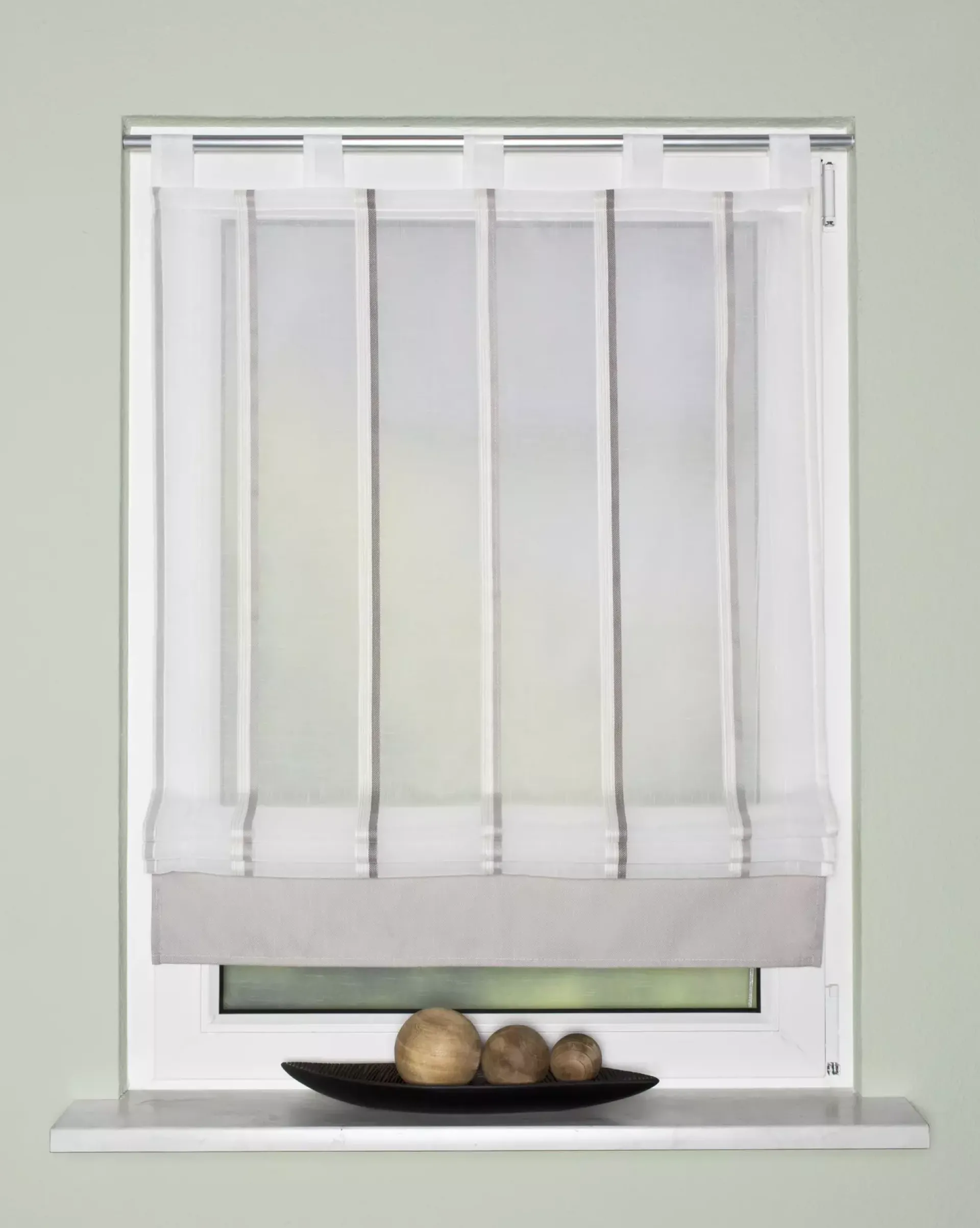 Raffrollos | Home Wohnideen Schlaufenrollo